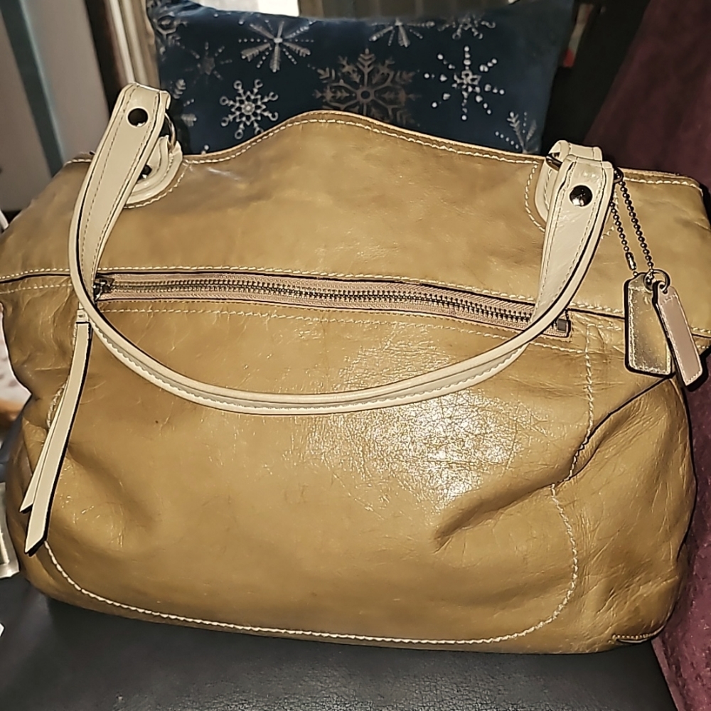 Coach Poppy leather hobo